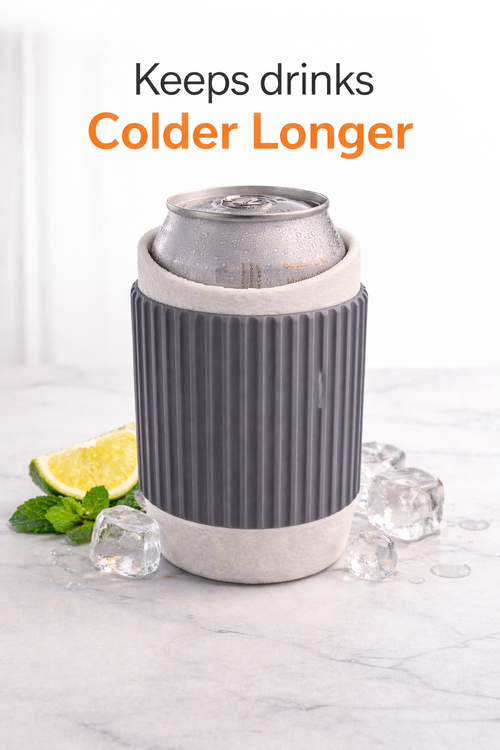 3 Pack Insulated Can Cooler Sleeves – Universal Fit, Anti-Slip Grip, Keeps Drinks Colder Longer!